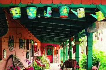 Mexican Hacienda patio