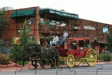 Sightseeing Sedona in a old Stage Coach