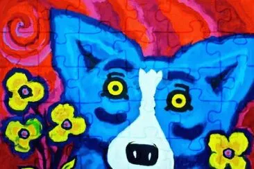 Blue Dog by George Rodrigues