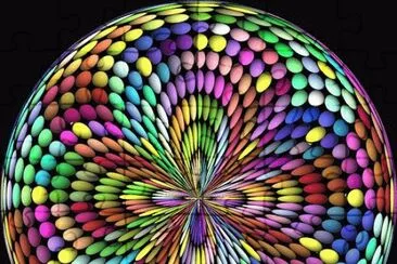 Colorful jigsaw puzzle