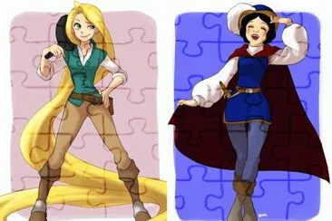 Rapunzel SnowWhite jigsaw puzzle