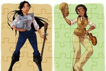 Pocahontas Tiana jigsaw puzzle
