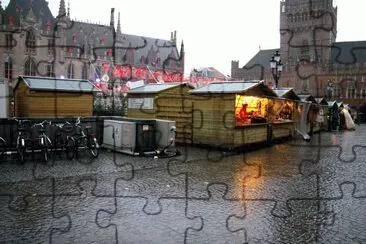 Bruges market place