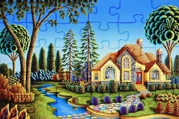 Villa by Andy Russell jigsaw puzzle