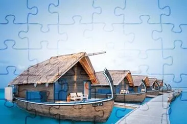 Boat Hotel  Cocoa Islands Maldives jigsaw puzzle