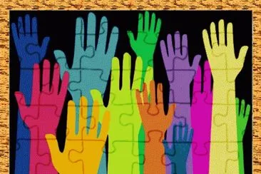 MÃ£os coloridas