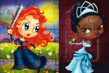 Merida Tiana jigsaw puzzle