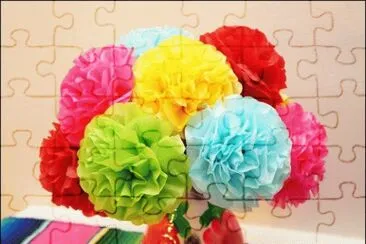 פאזל של Tissue Paper Flowers  Mexico