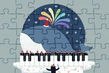 Antartic Choir jigsaw puzzle