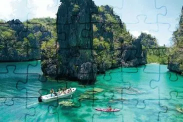 ISLA PALAWAN, FILIPINAS. jigsaw puzzle