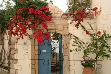 House entrance  Crete