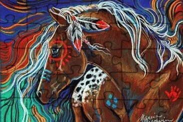 Horse native art