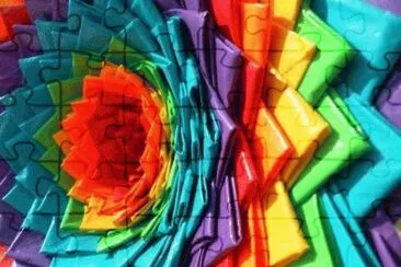 Rainbow colored