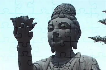 offrande Ã  Bouddha (H.K.) jigsaw puzzle