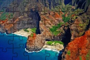 Na Pai Coast-Kauai, Hawaii jigsaw puzzle