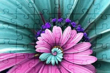 Colorful jigsaw puzzle