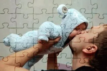 Papai e bebÃª jigsaw puzzle