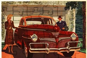 Vintage poster De Soto 1941