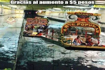 Sucedio en el metro jigsaw puzzle