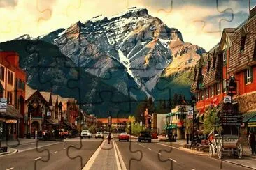 פאזל של Downtown Banff  Alberta  Canada