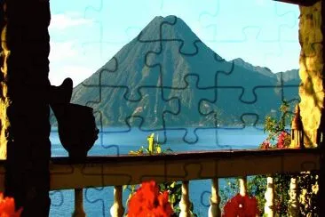 Glorious Day on Lake Attitlan-Guatemala jigsaw puzzle