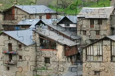 Typical Houses  Andorra jigsaw puzzle