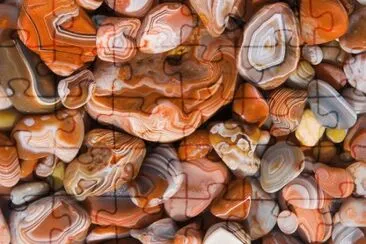 Stones from Lake Superior  ( agates )    USA jigsaw puzzle