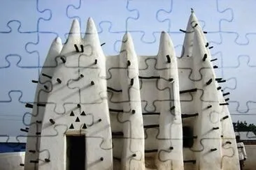 Mosque in Ghana jigsaw puzzle