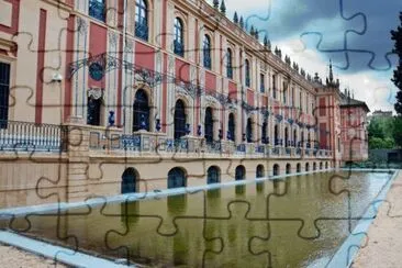 jardines palacio san telmo jigsaw puzzle