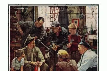  "Homecoming Marine  "- October 13, 1945 jigsaw puzzle