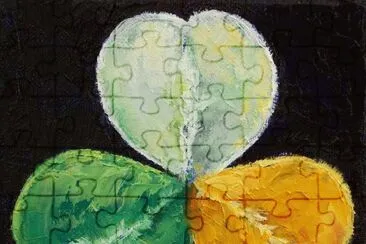  "Irish Shamrock " jigsaw puzzle