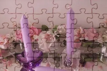 Lavender Ritual Candles jigsaw puzzle