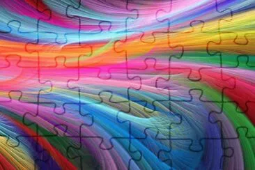 Multicolor jigsaw puzzle
