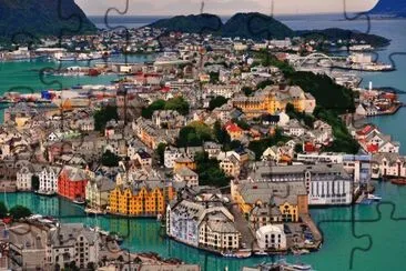 Alesund city  Norway