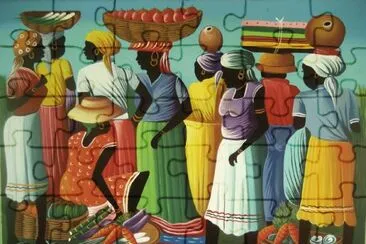 Haitian art by Berny Mathias