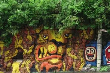 Art along the wayside  Barbados
