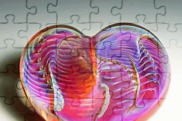 Murano Glass Heart