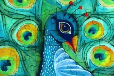 Peacock Art Bird