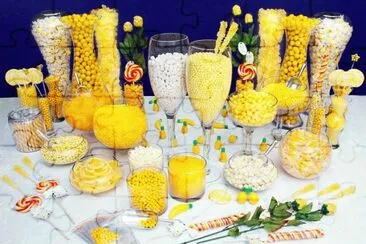 yellow Candy Buffet