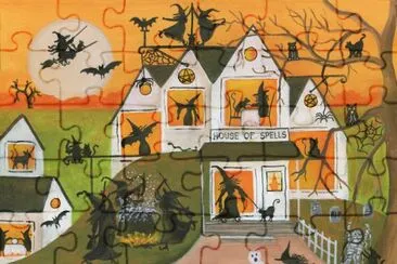 ALL HALLOWS EVE WITCHES HOUSE OF SPELLS