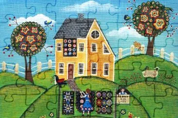 Penny Rug Lady jigsaw puzzle