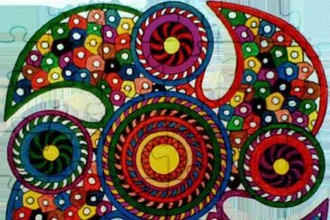 Mandala jigsaw puzzle