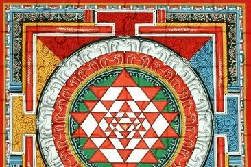 Shri Yantra Mandala jigsaw puzzle