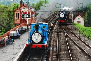 trains. jigsaw puzzle