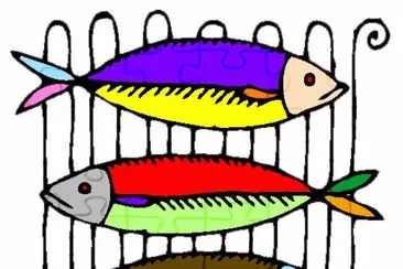 Peixes grelhados