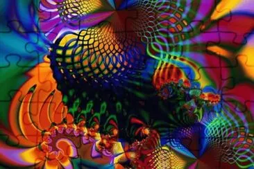 Fractal jigsaw puzzle
