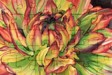 Painting jigsaw puzzle