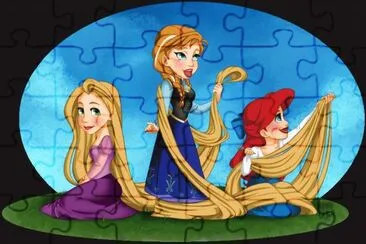 Rapunzel Anna Ariel