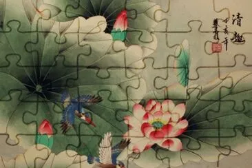 Qing Qu  Lotus Pond by Qin Xia