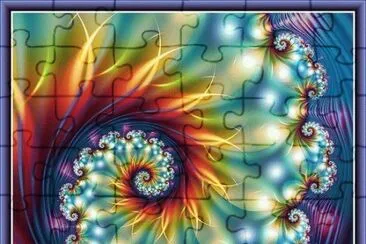 Fractal jigsaw puzzle